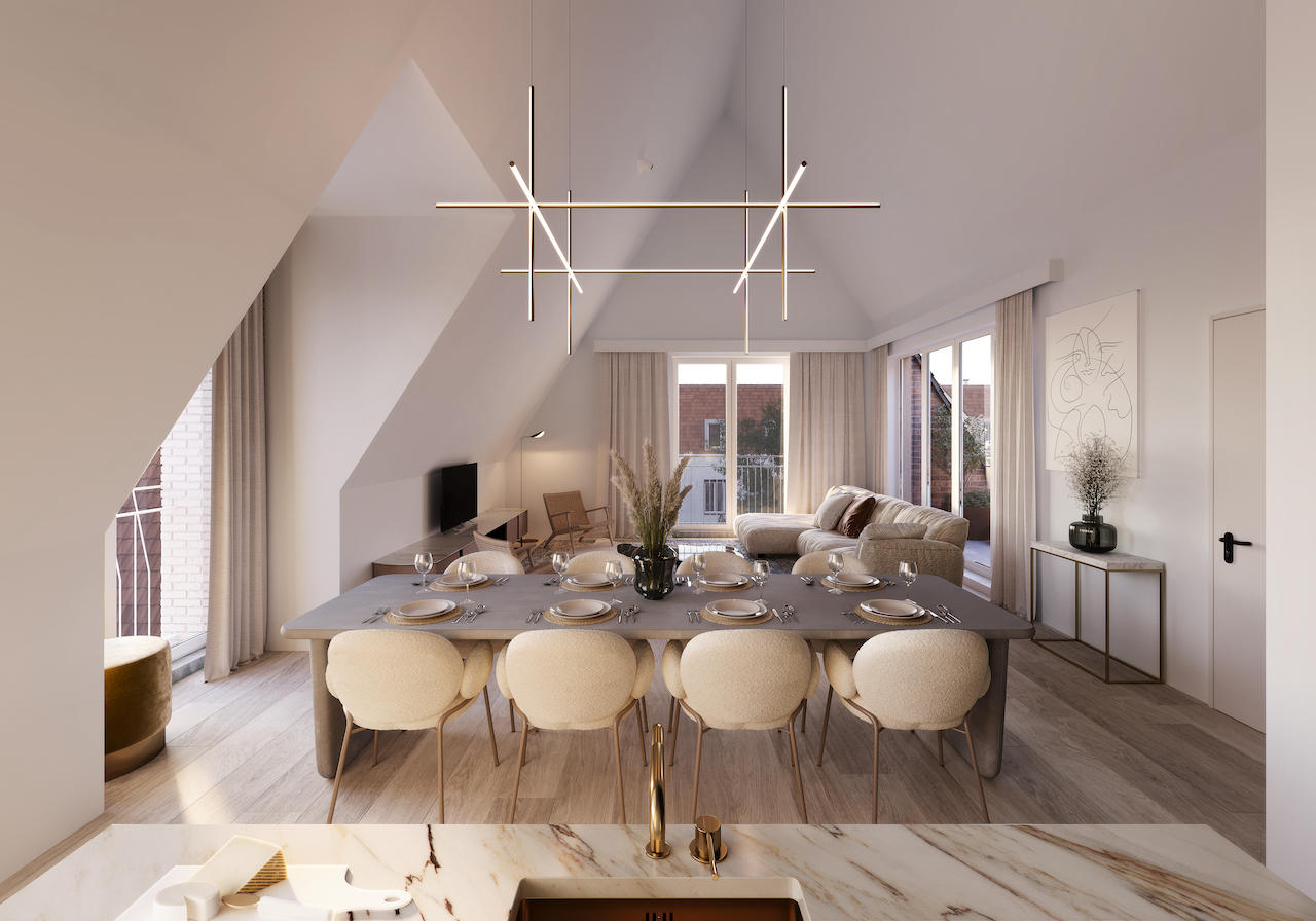 Unieke Penthouse Met 3 Slaapkamers In Gloednieuwe Project 'Boevrie' Te ...